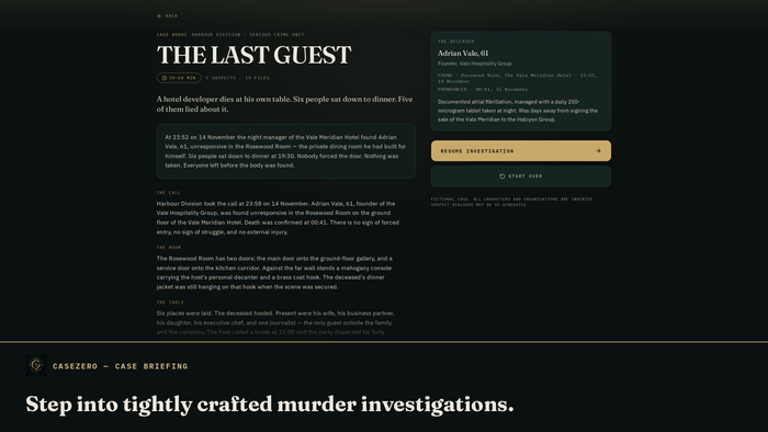 Case briefing — The Last Guest